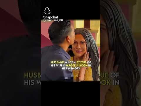 Husband made a statue of his wife 🙂 // Husband wife true love ❤️