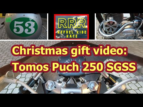 The Tomos Puch 250 SGSS start up - this is how a proper sports bike should sound