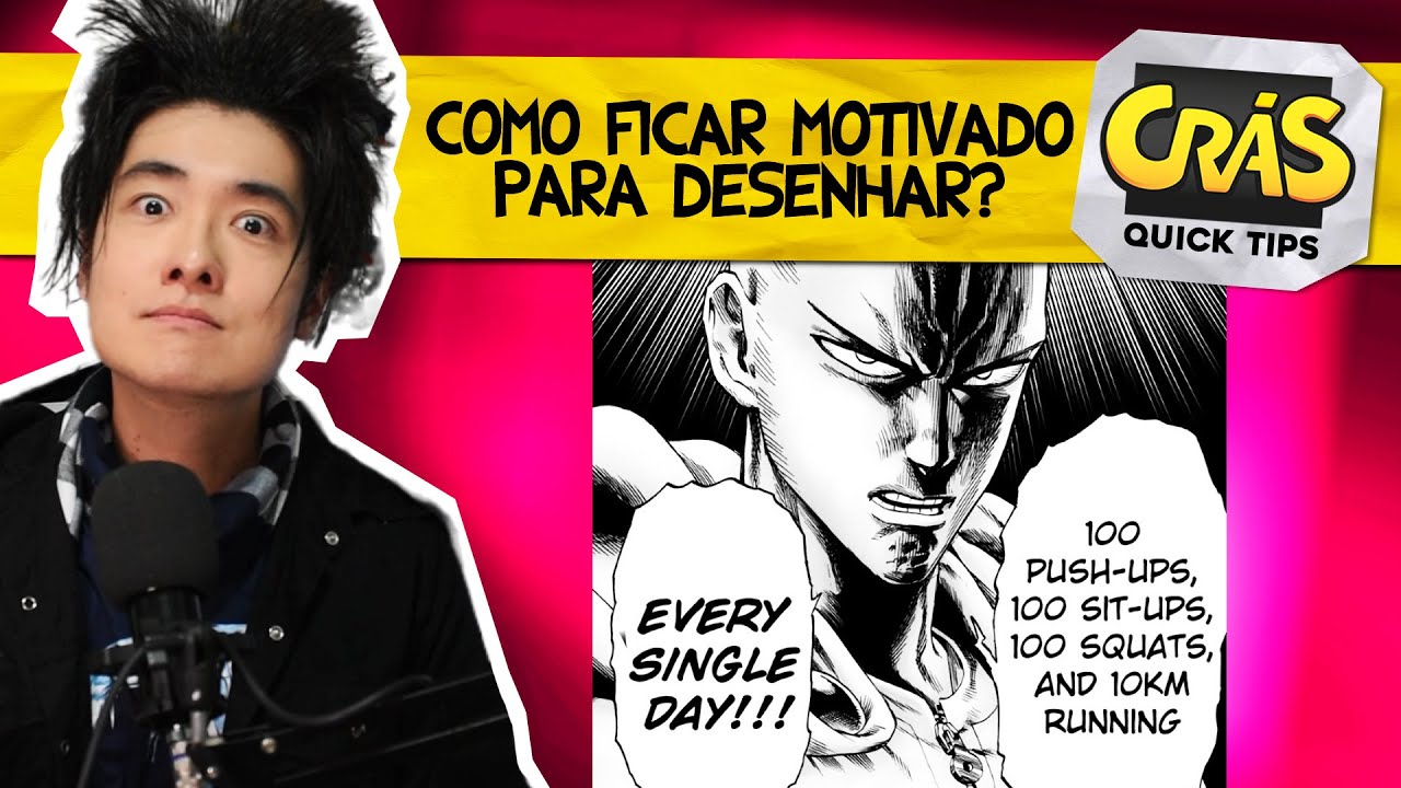 Como ter MOTIVAÇÃO para DESENHAR   Crás QuickTips