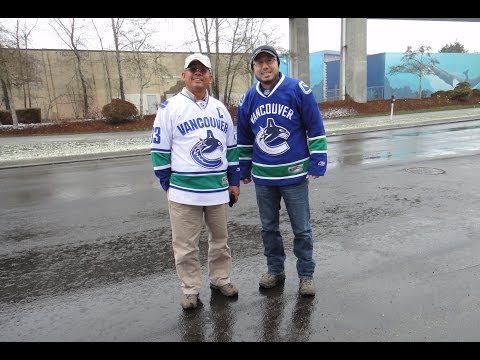 Reaksa Himm at Canucks game March 2014
