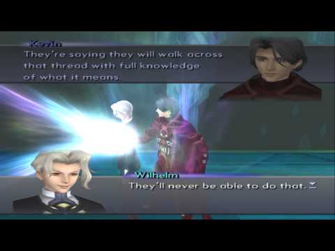 Xenosaga III HD Cutscene 340 - chaos and Wilhelm (Zarathustra's Hall) - JAPANESE - REGULAR MODE
