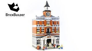 Lego Creator 10224 Town Hall - Lego Speed Build