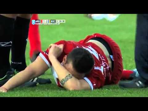 Boca 2 - Argentinos Jrs 1 Fractura de Ezequiel Ham / Fecha 25 Torneo Julio H. Grondona 2015