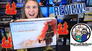 Flash Point: Legacy of Flame Review! (A Cooperative Fire-Fighting Legacy Game!
