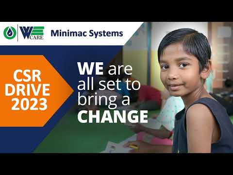 The seeds of success are best planted in children || CSR || Minimac Systems
