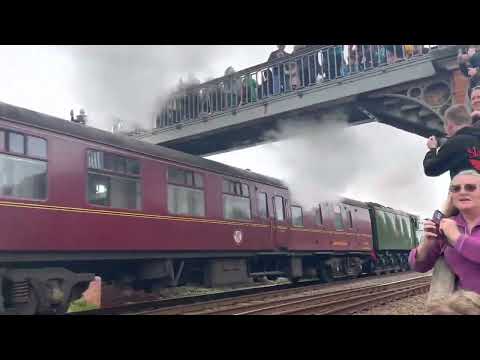 Flying Scotsman through Dawlish Warren
