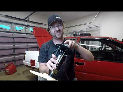 Cheap "Fuel Cells" - how I made MINE better with a HOLLEY HYDRAMAT - install - BEAMS AE86