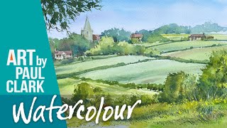 How to Paint a Country Landscape and Sketching and Painting Outdoors!