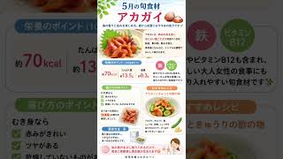 5月の旬魚介🐚アカガイの栄養と簡単レシピがすごい✨