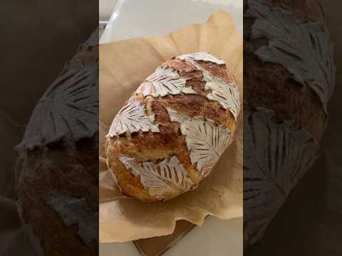 Sourdough bread scoring idea #bread #food #shorts