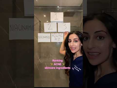 Derm ranks *ACNE* skincare ingredients from good to BEST | Dr Adel #shorts