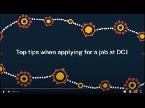 Top tips when applying for a job at DCJ