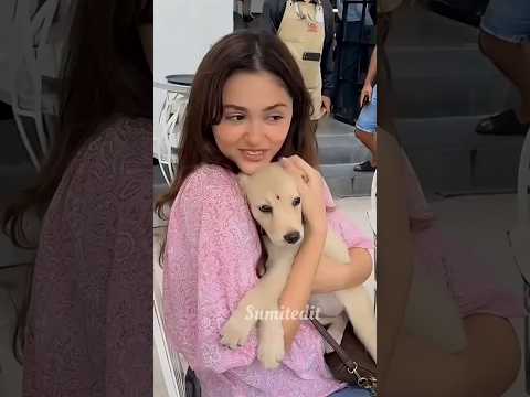 Aneet Padda Cutest Moment With Pet Dog! #aneetpadda #shorts #viralshort #ytshorts
