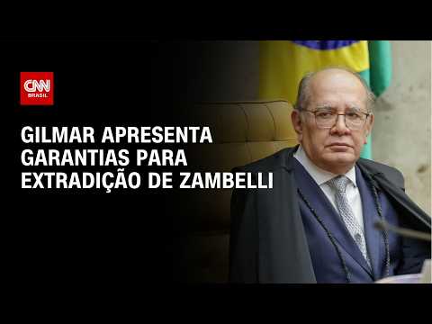 Gilmar Mendes apresenta garantias à AGU para extradição de Carla Zambelli | BASTIDORES CNN
