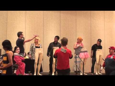 Youmacon 2010 Part 42 - Live Action Mario Party: Tissue Pulling Contest
