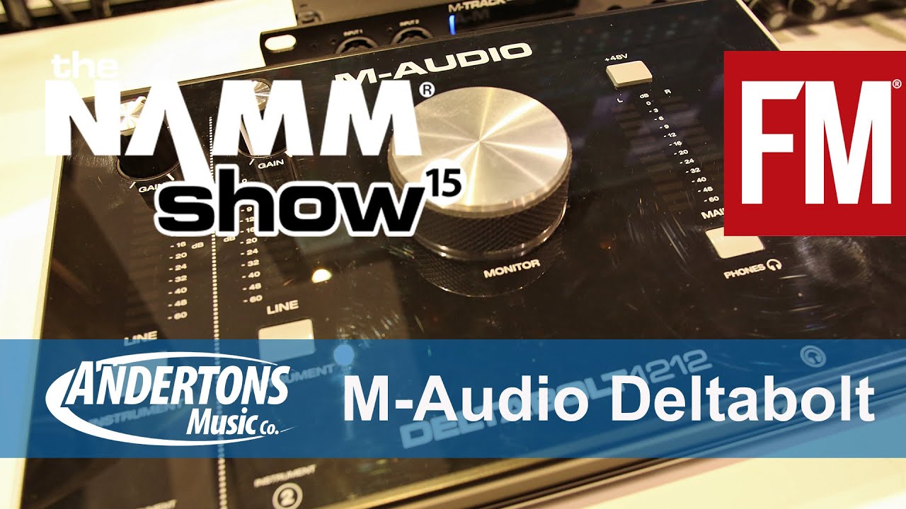 NAMM 2015 - M-Audio Deltabolt 1212 - YouTube