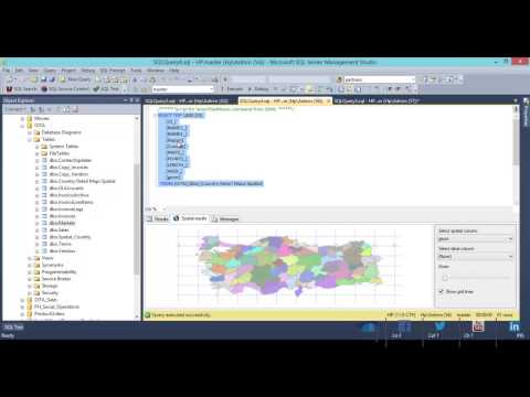 Reporting Services - How to create Map Spatial Query (tr)