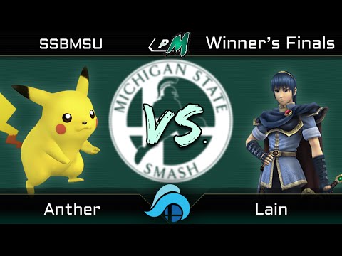 Project MSU Singles Winners Finals - Anther (Pikachu) vs. Lain (Marth/Fox)
