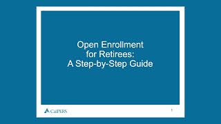 Open Enrollment for Retirees: A Step–by–Step Guide