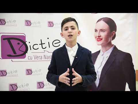 Dan Rusu - Cursant la Dicție cu Vera Nastasiu