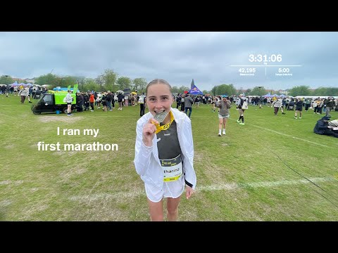 I ran my first MARATHON | 3:31:06 debut