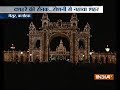 Karnataka: Mysuru Palace lights up ahead of Dussehra festival tomorrow