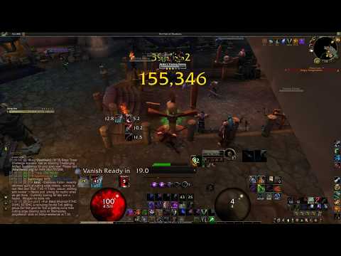 WOW Assassination rogue PVE 7.2.5  opener test