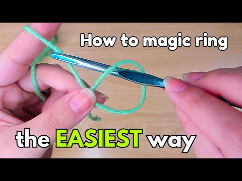 How to Crochet a Magic Ring / Magic Loop Tutorial | THE EASIEST WAY