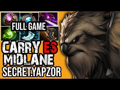 Secret.YapzOr [Earthshaker] Midlane Let's Learn How to Play Carry ES Dota 2 7.13b | Full Game