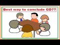 Best way to conclude GD | Daily GD with Dr Vijayender