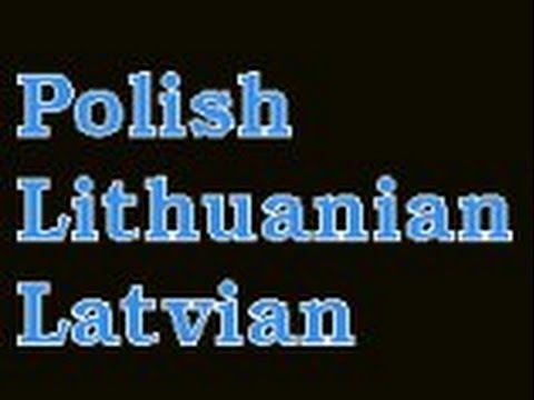 Eenie Meenie Miney Mo in POLISH, LITHUANIAN, LATVIAN