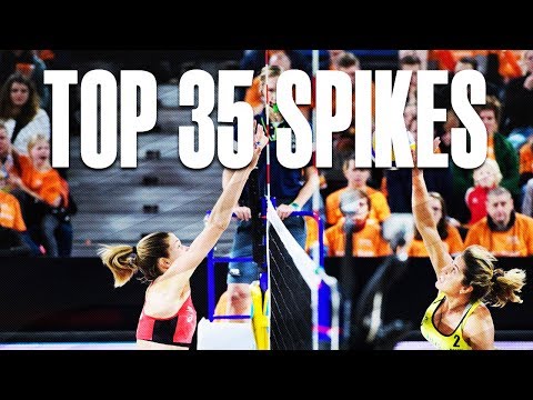 TOP 35 Spikes Womens • The Hague 4 Star 2018 • Beach Volleyball World