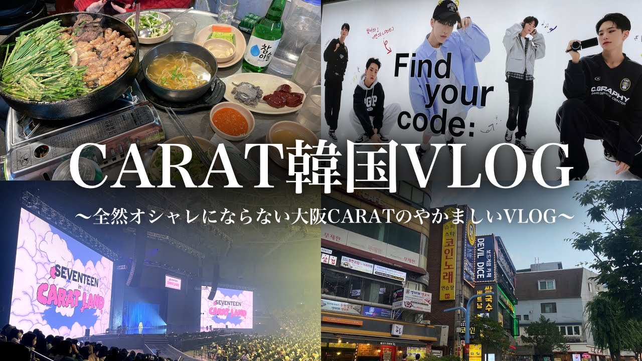 とある大阪CARATの推し活渡韓【CARAT/韓国VLOG】