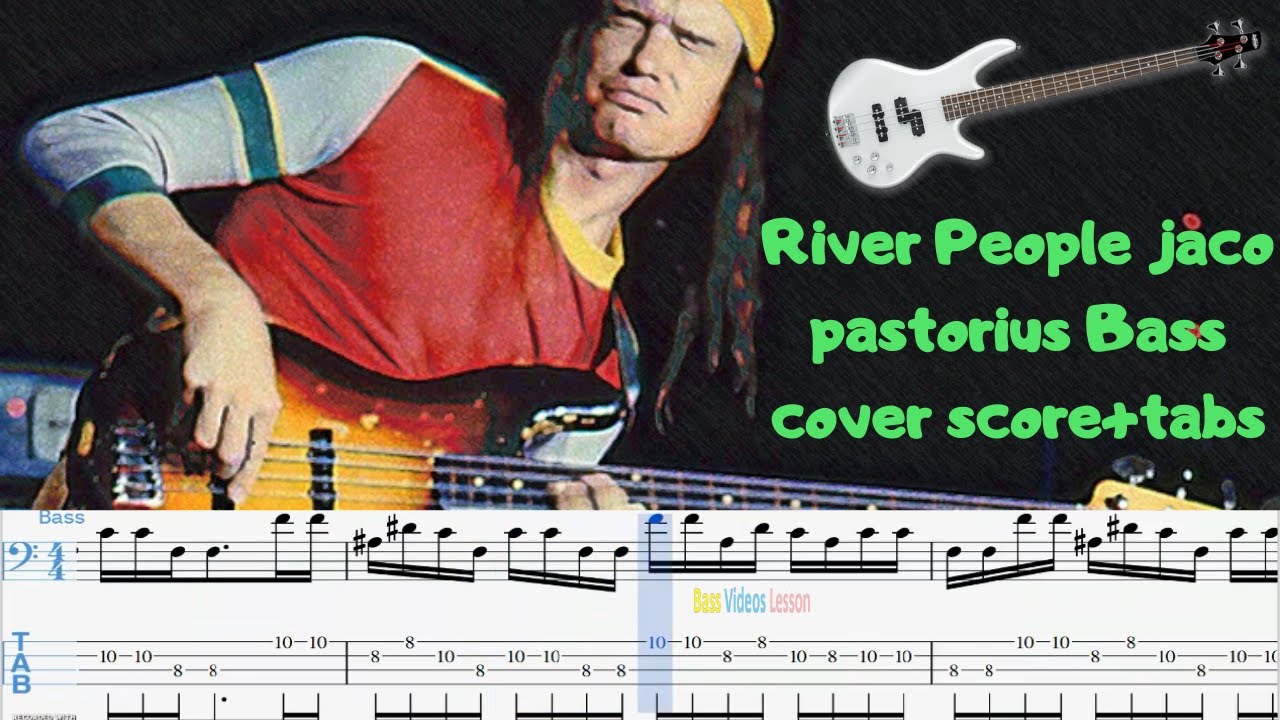River People♬Jaco pastorius🎸Bass cover Pdf+Guitarpro+Backing track