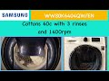 Samsung EcoBubble WW80K6404QW EN Cottons 60 Full Cycle