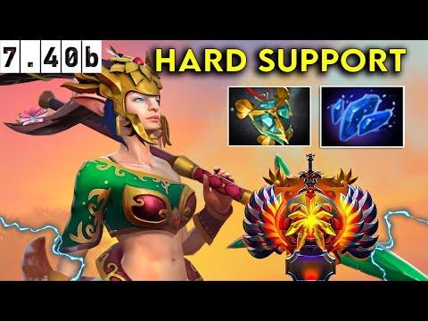 Enchantress Immortal Hard Support - Dota 2 Patch 7,40b Pro Pub Gameplay #4