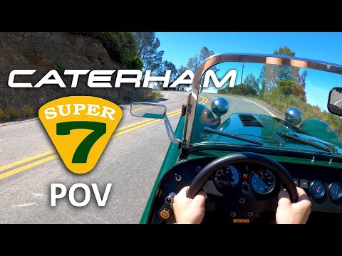 1996 Caterham Super Seven POV - Lotus Twin Cam Sounds