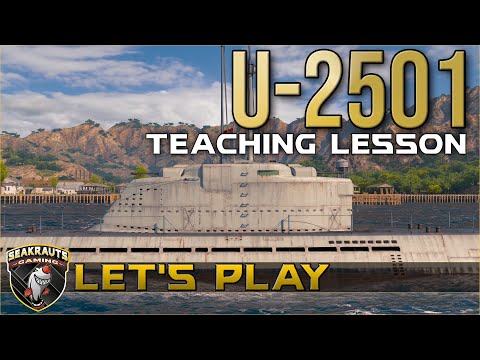 U-2501 [T10 Sub] U-Boote, ein Spaß für alle?! - World of Warships [Deutsch]