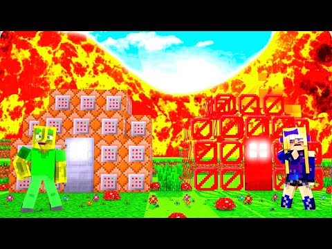 COMMAND BLOCK vs. BARRIERE HAUS - Minecraft TSUNAMI