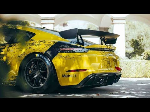 2019 Porsche 718 Cayman GT4 Clubsport featuring natural-fibre body parts