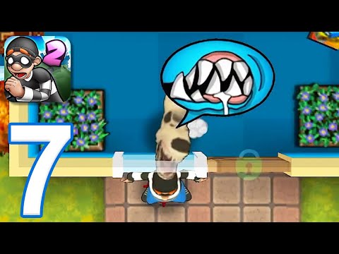 Robbery Bob 2 - Gameplay Walkthrough Part 7 - All Shamville Secret Missions (iOS, Android)