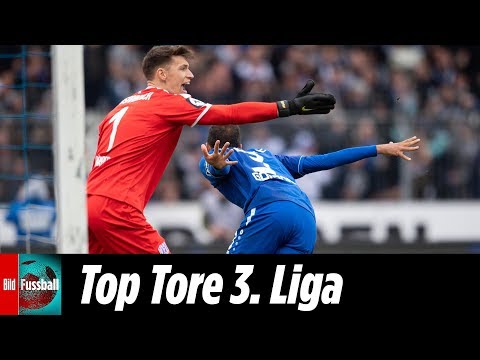 Karlsruher Angreifer mit super Drehschuss | Top Tore vom 26. Spieltag | 3. Liga