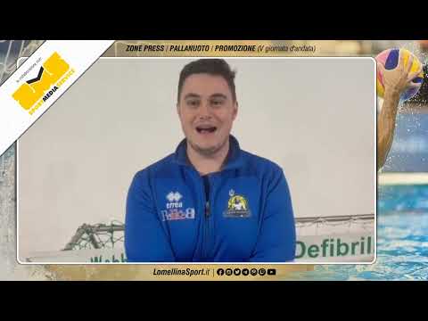 🤽‍♂️ ZONE PRESS / PALLANUOTO / Promozione (V giornata d'andata)