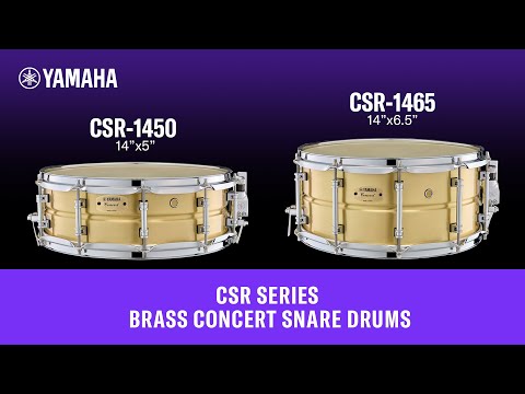 CSR Series – Brass Concert Snare Drums