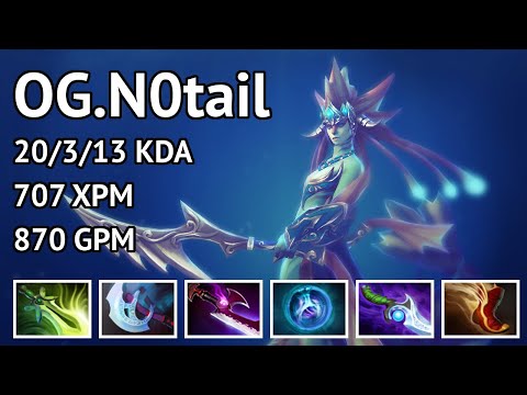 Dota Memories OG.N0tail - Naga Siren highlights - Game 3594539668 - Dota 2