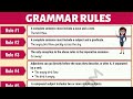 Basic Grammar Rules English Sentence Structure