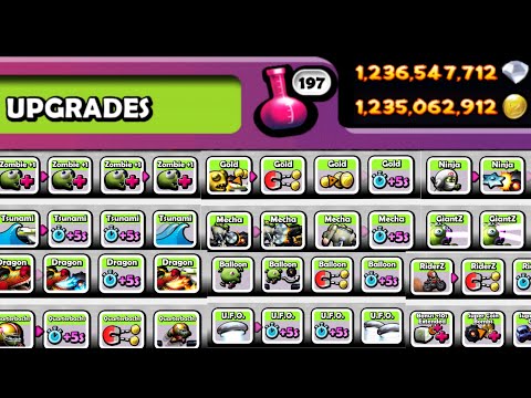 Zombie Tsunami All Upgrades MAX Level Potion 197