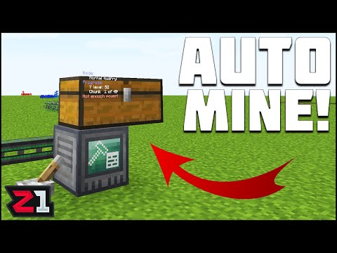 Z1 Gaming - We Set Up AUTOMATED MINING !! All The Mods 6 Minecraft Ep.6 | Z1 Gaming
