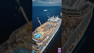 Building a Football Stadium on a Cruise Ship 🚢⚽.  #shorts #stadium #timelapse