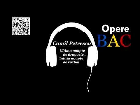 Camil Petrescu - Ultima noapte de dragoste , intaia noapte de razboi | Roman subiectiv-psihologic